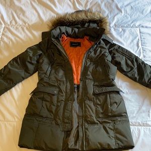 London Fog green down jacket